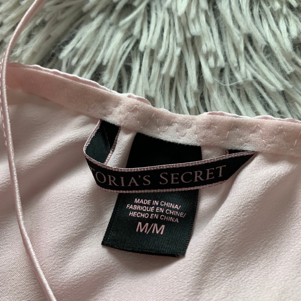 SOLD Victoria’s Secret Pink Satin Pajama Set - Picture 2 of 2